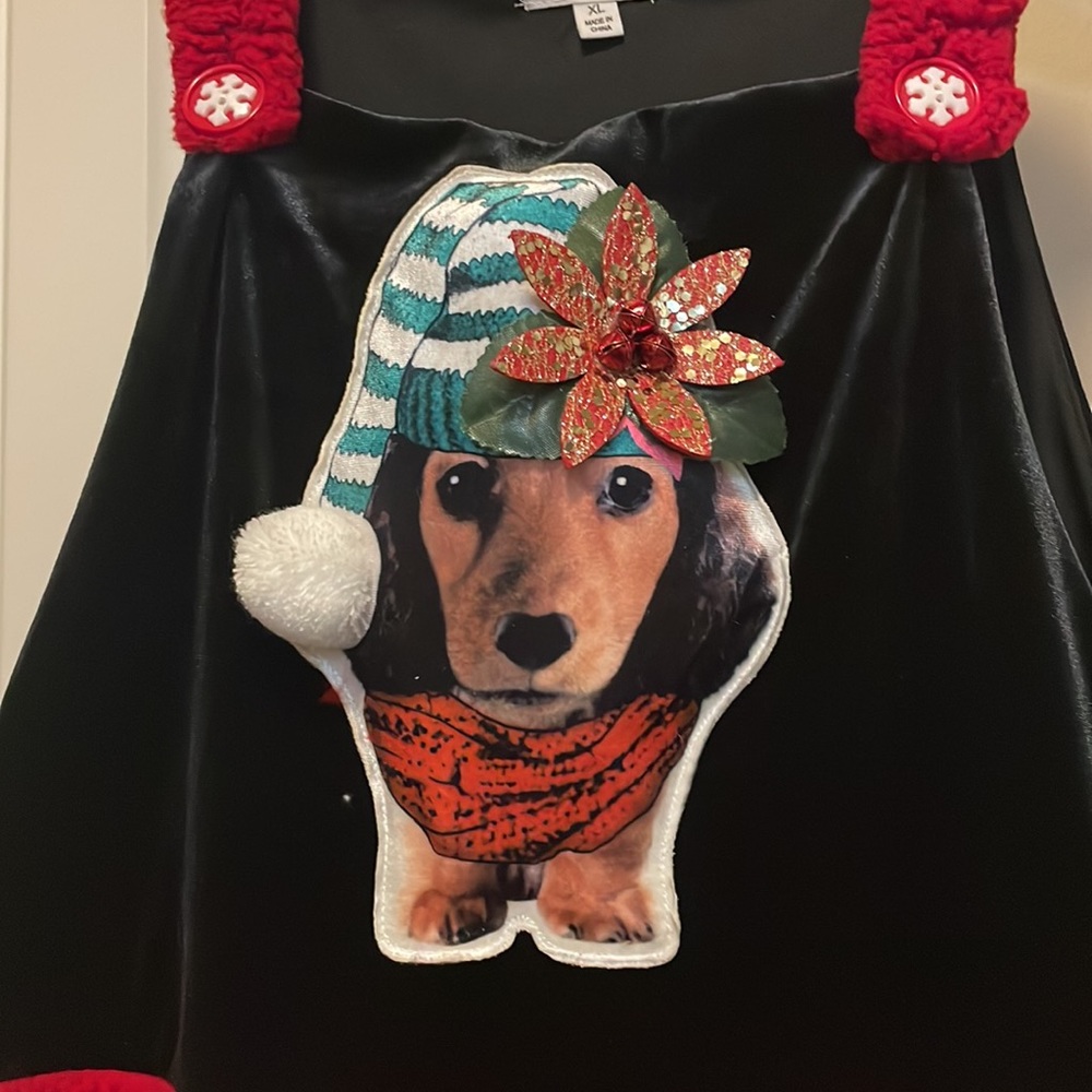 - Dachshund Christmas Jumper- Size M